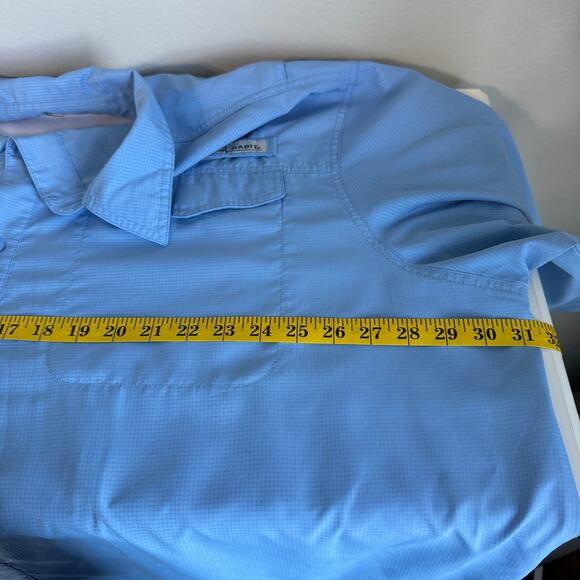 Habit Mens Shirt 3XL 40+ Solar Factor Fishing Camping Outdoors Vented Mesh - Picture 10 of 11